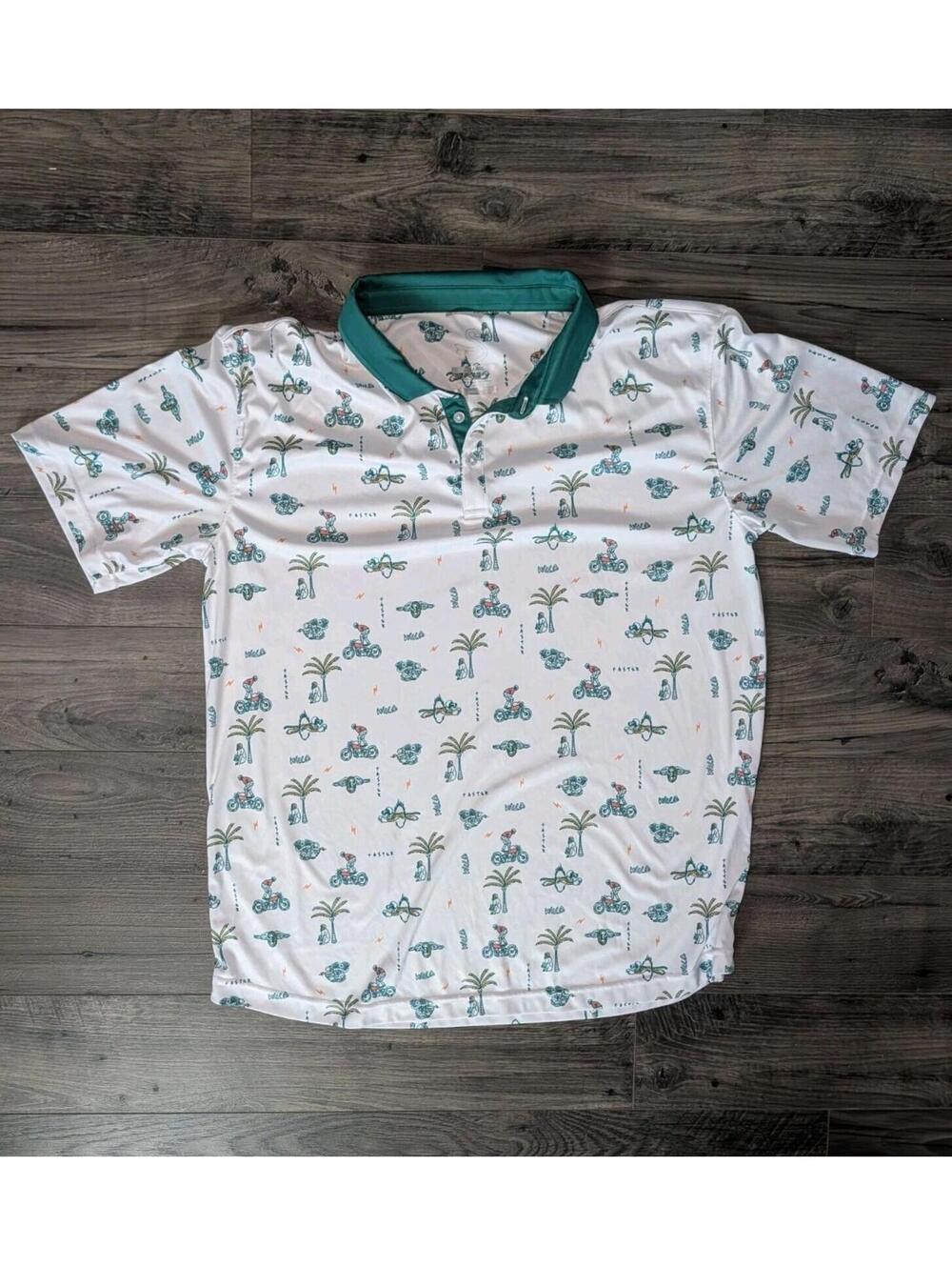 Swannies Men's Golf Polo 2XL Wild